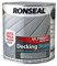 Ronseal RSLUDSSG25L 2.5L Ultimate Protection Decking Stain - Stone Grey by Ronseal