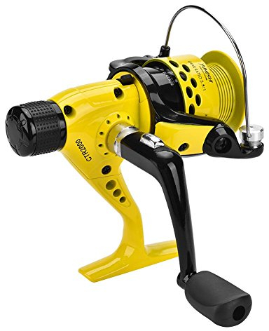 Dilwe Angelrolle, Korrosionsschutz Metall Schwere Leichte Spinnrolle Rad für Salzwasser Und Süßwasserfischen(# 2000)