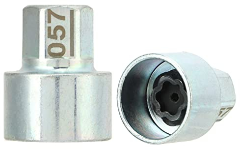 Uxsiya Chiave di Blocco della Ruota, Installazione Semplice Robusta Presa antifurto Lugnut Anti deformazione Metallo antiruggine per Auto(057)