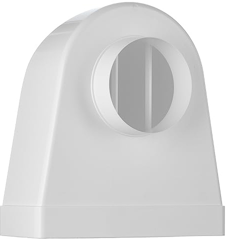 Steinberg14 Diameter 100 mm - 220 x 90 mm Diverter Piece 90° Channel Square on Round Pipe/Channel Connector