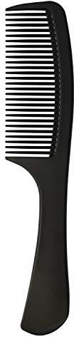 Hair Comb - a Professional Black Carbon Fibre Detangling Combs by Tongtletech, Barber Styling Comb Hairdressing Hairbrush Heat Resistant Anti-static Handgrip Combs for Long, Wet or Curly Hair
