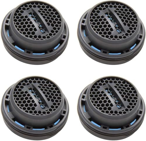 ZENZERO® - Ersatz-Luftsprudler für COIN SLOT - 7,5 l/min - M24 - Mischdüse - Mischdüse - Wasserhahnfilter - Tap Strainer Kartusche (M24) - Packung mit 4 Stück