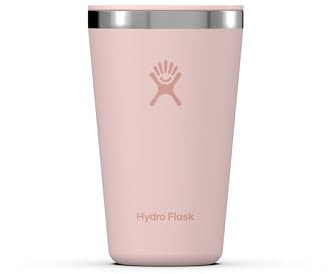 HYDRO FLASK - All Around Tumbler 473 ml (16 oz) with Closable Spill Proof Press-in Lid - Stainless Steel Double Wall Vacuum Insulated - Trillium