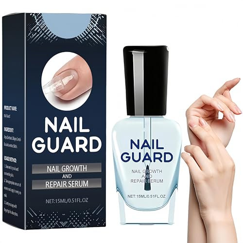 Nagelwachstums- und Reparaturserum, Nagelhärter, Tiefenpflege & Reparatur, Nagelpflegeserum für Stärke und Wachstum, für geschädigte Nägel, tägliche Anwendung (1STÜCK)
