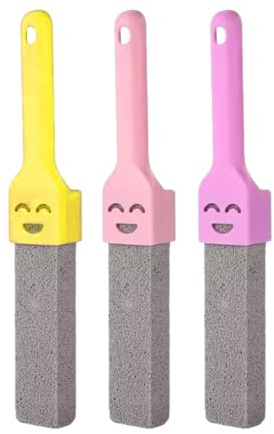 3pcs Toilet Pumice Stone, Stain Block Toilet Cleaner, Portable Scrubber, Stain Remover Rust Limescale Removing, For Ring Sinks Tile Sink Bathtubs Swimming Pools Kitchen