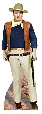 Cardboard People John Wayne Rifle at Side Life Size Cardboard Cutout Standup