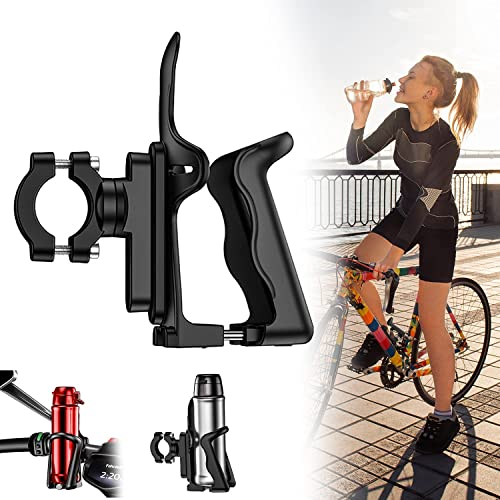 MOUDENSKAY Flaschenhalter Fahrrad,360 Grad drehbarer Fahrrad Wasser Flaschenhalter,Einstellbare Fahrrad Flaschenhalter mit Flaschenhalter Adapter,für Fahrrad,Rennrad,Mountainbikes,Kinderwagen usw