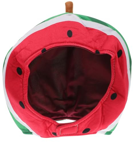 PRETYZOOM Funny Watermelon Hat Plush Party Costume Headwear for Masquerade Music Festivals Dance Performances and Carnival Dressing up