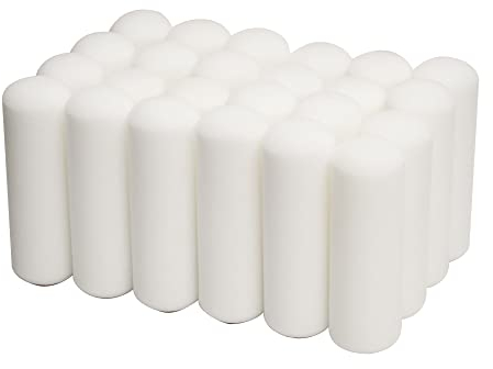 VOOMEY Lot de 24 mini housses de rouleau de peinture en mousse haute densité de 10,2 cm, s'adaptent à toutes les surfaces planes, y compris les armoires de cuisine, les portes, les tables, etc.