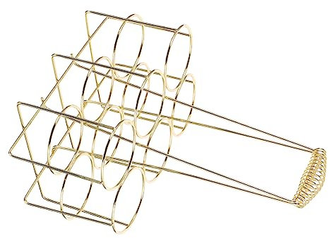 MUCKLILY Beer Basket Metal Carrier for Beer Bottle Holders Storage Rack for Home Barbecue Party