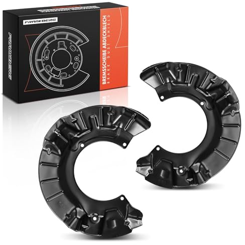 Frankberg 2x Chapas de anclaje Chapa protectora Delantero izquierdo derecho Compatible con M.i.n.i cabrio R52 M.i.n.i R50 R53 Replace# 34116754928,34116754927