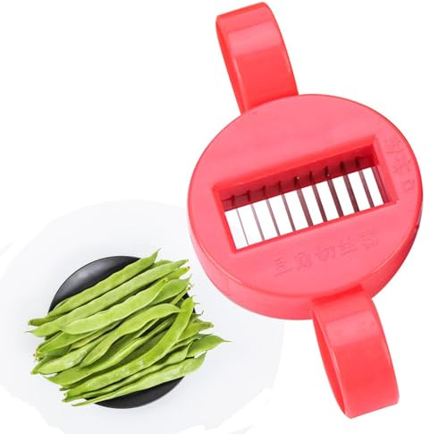 Strumento Per Taglierina Fagioli Verdi-Affettatrice Di Alimenti 3.74x1.96x0.7 Pollice Tritatutto Verdure Grattugia Portatile Facile Tagliare I Fagioli | Gadget Da Cucina Multifunzionale Per