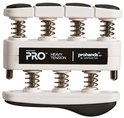 Pro Hands Heavy - Esercitatore per mani e dita, 4 kg, colore: Nero