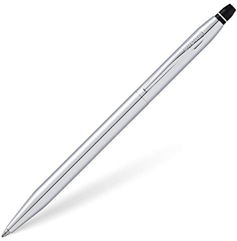 Cross Click Rollerball (Klick-Mechanik, Schreibfarbe schwarz, nachfüllbar) Glanzchrom
