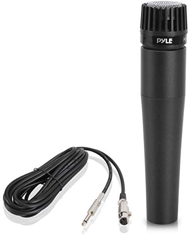 Pyle Dynamic Microphone, Karaoke Microphones, Cardioid Plug In Xlr Mic, Wired Handheld Coil Singing Microphone, Professional Music Vocal Moving Mics, Compatible w/ Karaoke Machine-Speaker-Amplifier