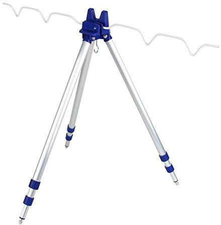 3 sezione Portacanne Canna da pesca canne da pesca scalabile treppiede supporto alluminio supporto accessori pesca