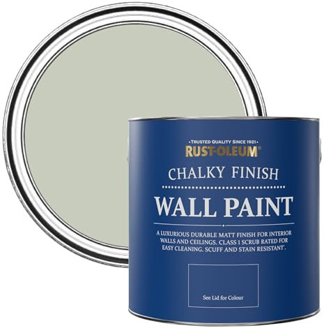 Rust-Oleum Light Green Wall and Ceiling Paint in a Chalky Matt Finish - Aloe 2.5L