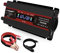 Yinleader Inversor de Corriente 12v 220v 900W Transformador LCD 2 USB - Negro