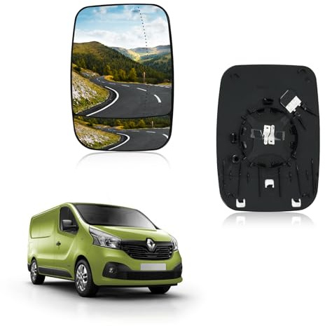 Convitex Glace Rétroviseur Droit Chauffant Asphérique pour TRAFIC III (14-21), TALENTO (16-20), NV300 (16-21), VIVARO B (14-21), côté Passager 95517331/963651588R/4422999