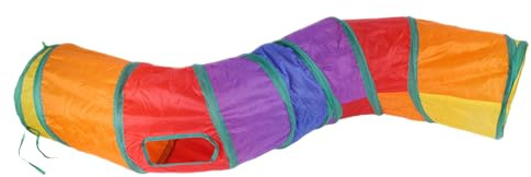 Renchey Tunnels pour Chats | Grand Tunnel pour Chat - Tube en Tente Portable et Interactif comme Aire de Jeu pour Activités Ludiques en Intérieur et Extérieur Destiné aux Chiens et Lapins