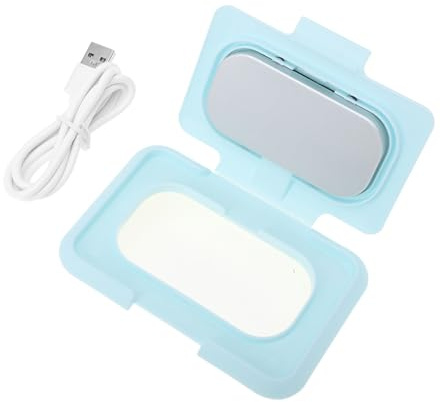 ROMISBABA Scaldasalviette Portatile per Ragazzo Ragazza in Abs Riscaldamento Intelligente a Basso Consumo, Scaldafazzoletti Umidi per Uso Domestico e Auto, Compatibile Salviettine Umide
