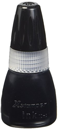 Xstamper Refill Ink for Xstamper Stamps, 10ml-Bottle, Black