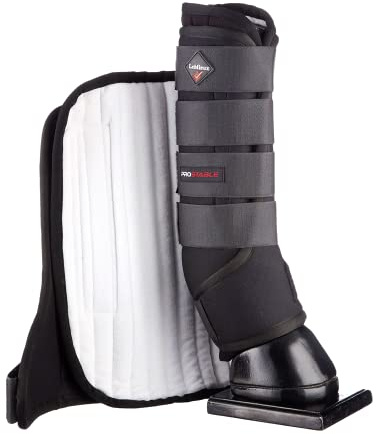 LeMieux Horse Stable Boots - Black Easi-Breath Protection - Support Gear and Training Equipment - Equine Boots, Wraps & Accessories