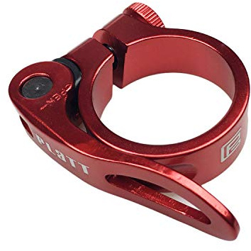 PLATT Bike Seat Post Clamp Aluminium Alloy Bicycle Quick Release Seatpost Collar 28.6mm / 31.8mm /34.9mm