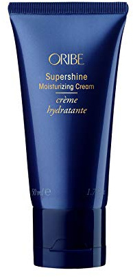 Oribe Supershine Moisturizing Styling Cream Travel Size - Adds Shine & Smooths Frizz With Heat Protection - Blowout Primer, Air Dry Cream & Style Finisher For Medium & Thick Hair - 1.7 oz