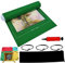 BangShou Puzzlematte Professionelle Puzzlerolle Puzzle Pad Felt Mat für 1000/1500 Puzzles(Grün)