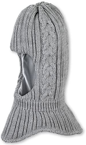 Sterntaler Unisex Kinder Schalmütze Kleinkinder Schalmütze Strick Zopfmuster, hellgrau, 53