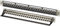 FGB 10Gbps 1U Patchpanel mit 24 Anschlüssen und Cat7 RJ45 geschirmter Keystone-Koppler, 19-Zoll-Rackmount- oder Wandmontage-Patchpanel mit Rückleiste, Netzwerk-Patchpanel für Gigabit-Netzwerk-Switch
