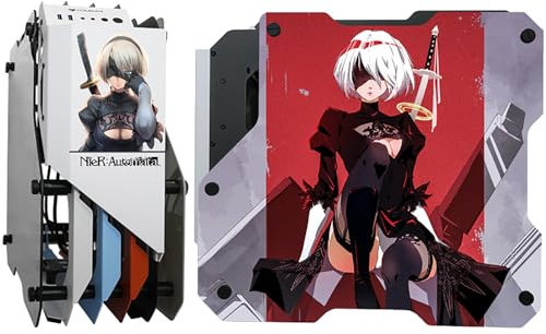 Gaming Case, Mid - Tower PC Gaming Case ATX/M-ATX/ITX - Front I/O USB 3.0 Port - Sidopanel Av Härdat Glas - Ditt Unika Datorfodral