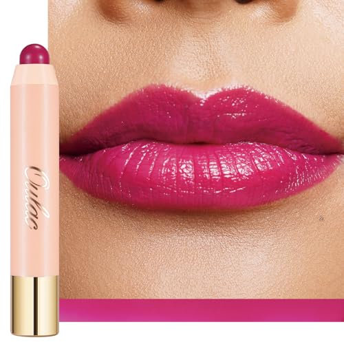 Oulac 2-in-1 Lippenstift Stift und Rouge,Tinted Lip Balm,Pflegender Lippenstift für ein ebenmäßiges Finish, Auf Gesicht und Lippen Auftragen, Feuchtigkeitsspendend Lip Tint, Blackcurrant Jelly(05)