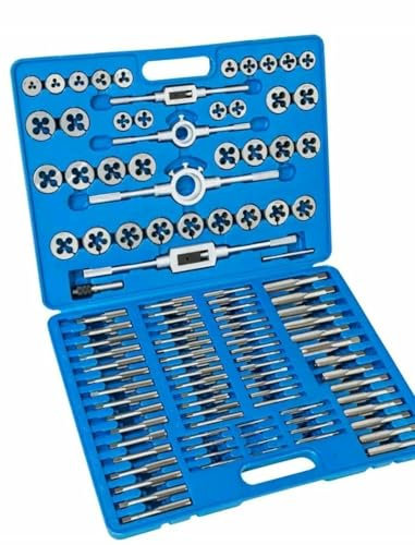 FILIERA 110 PEZZI SET FILIERE PER FILETTATURA KIT COMPLETO DI MASCHI