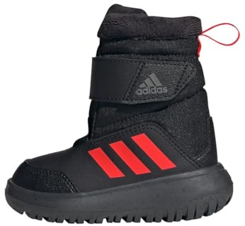 adidas Winterplay I Snow Boots Unisex Kids Black/Solred/Iron 9 UK Child