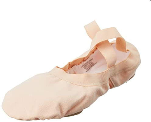 Bloch Dance Women's Pro Elastic Canvas Split Sole Ballet Shoe/Slipper, Pink, 6 UK