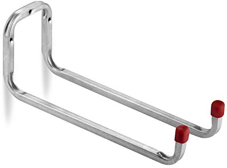 OrgaTech 5 x Doppelhaken 120 x 325 mm Gerätehalter Montagehaken Allzweckhaken