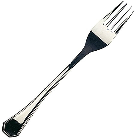 García de Pou 419.66 Tenedores de Pescado Coral, 18 cm, Set de 12, Plateado