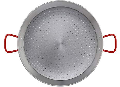 Metaltex 7398120000 Paellera Acciaio Lucido 20 Razioni 60 cm, Lega, Grigio