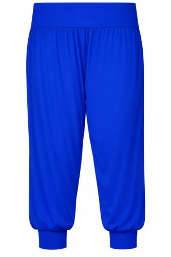 Haremsbyxor för flickor Ali Baba-byxor Lös Ledig Lös Sport Elastisk Dans Yoga Leggings Barn Utsvängda Kostymer Barn Bekväma Byxor Avslappnade Midja 5-14 år, Kungsblå, 11-12 år