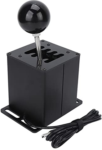 USB Simulator Shifter för ATS ETS Dust WRC Sim Racing Games, USB H Gaming Gear Shifter 7R Gearshifter för G29 G27 G25 G920, för Thrustmaster T300RS, GT
