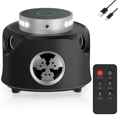 Ultrason Souris et Rats puissant, Répulsif rongeurs à Ultrasons 360° avec Télécommande, piege a souris & piege a rat, anti souris et anti rat, Anti Fourmis, Piege Souris, Raticide, anti cafard