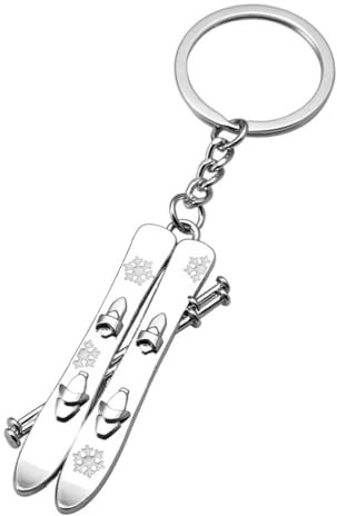 EIHI Skifahren Schlüsselanhänger Schlüsselanhänger Skisport Schlüsselanhänger Skifahrer Schlüsselanhänger Sport Charm Skifahren Geschenk