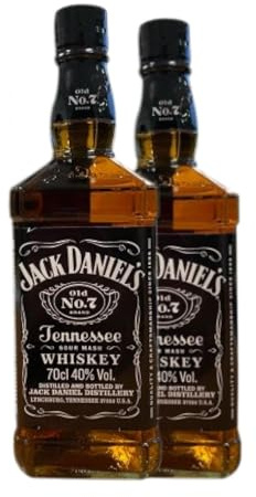 Whisky Bourbon Jack Daniel's Old No.7 Metal Box Edition 70 cl (Karton mit 2 Flaschen von 70 cl)