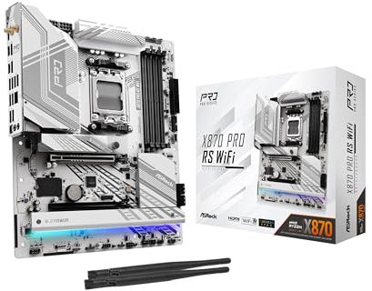 ASRock X870 Pro RS WiFi ATX Motherboard for AMD AM5 CPUs