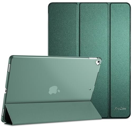 ProCase Smart Case for iPad Pro 12.9 1st and 2nd Generation (2015 and 2017 Model), Stand Cover Support Auto Sleep/Wake -Mgreen