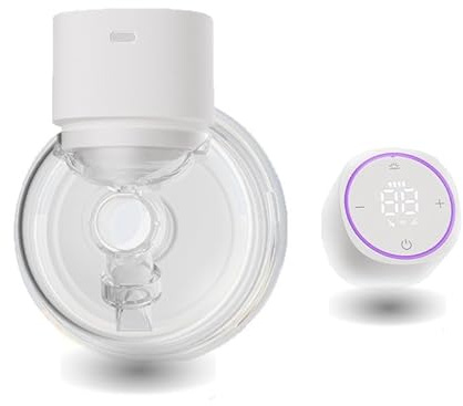 Freihändige elektrische Milchpumpe, Freihändige Milchpumpe mit 3 Modi und 9 Saugstufen, Freihändige Milchpumpe mit langlebigem Akku und LED-Display, starke Saugkraft, tragbar, BPA-frei