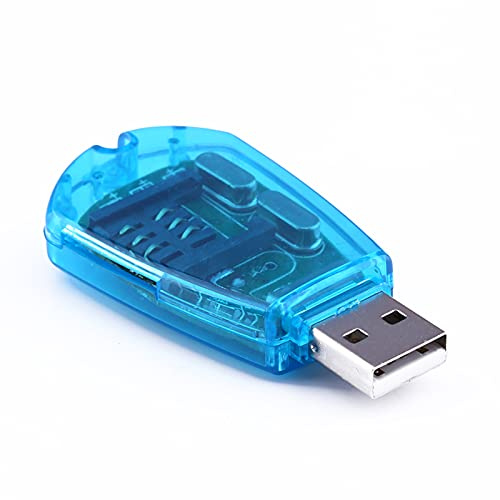 TIKATARER SIM-kortläsare, USB 2.0 Mobile Phone Data Transfer Backup Tool för SMS-kontakter med QQ ICQ Support, för s 7 8 9