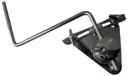Pince de suspension de tambour pour cloche de vache et tige avec installation rapide et angles réglables pour instruments à percussion